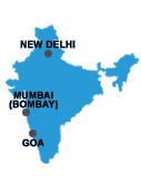 Click for map of India