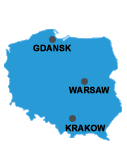 Click for map of Poland