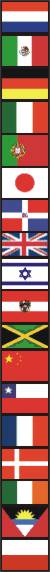 Different Flags of various nations