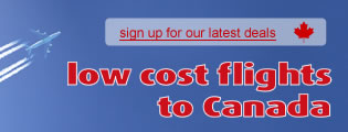 Low cost flights to Canada