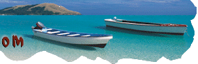 Typical Fijian Long Boats for transferring from one island to another.