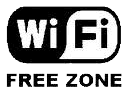 wifi - free zone