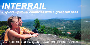 InterRail, explore up to 30 countries with 1 great rail pass