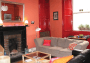 Sitting room at kilkenny hostel